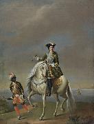 Equestrian portrait of Empress Catherine I